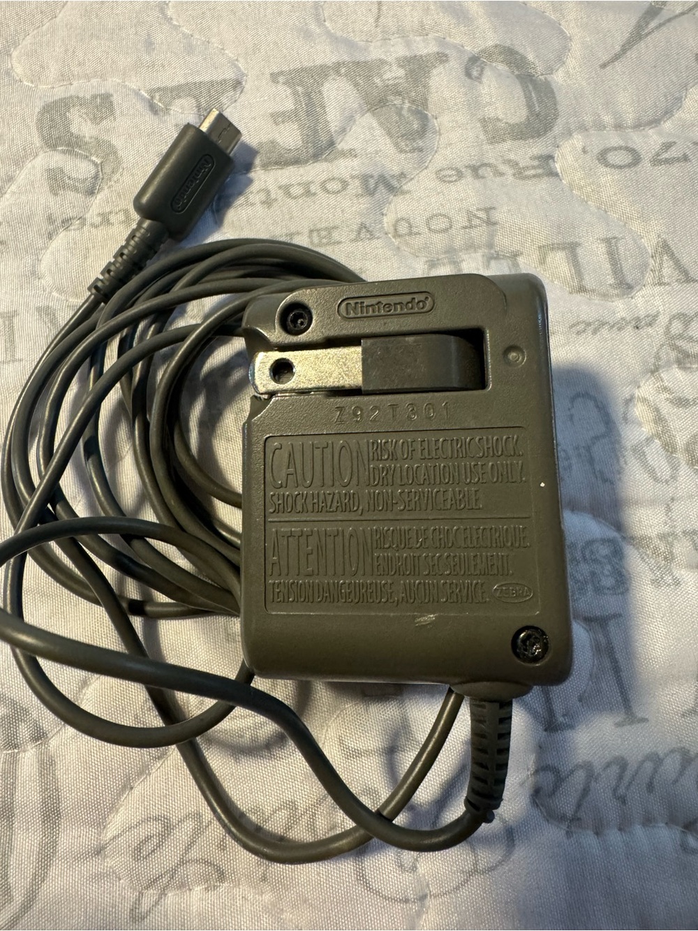 Original Official Nintendo DS Lite Charger